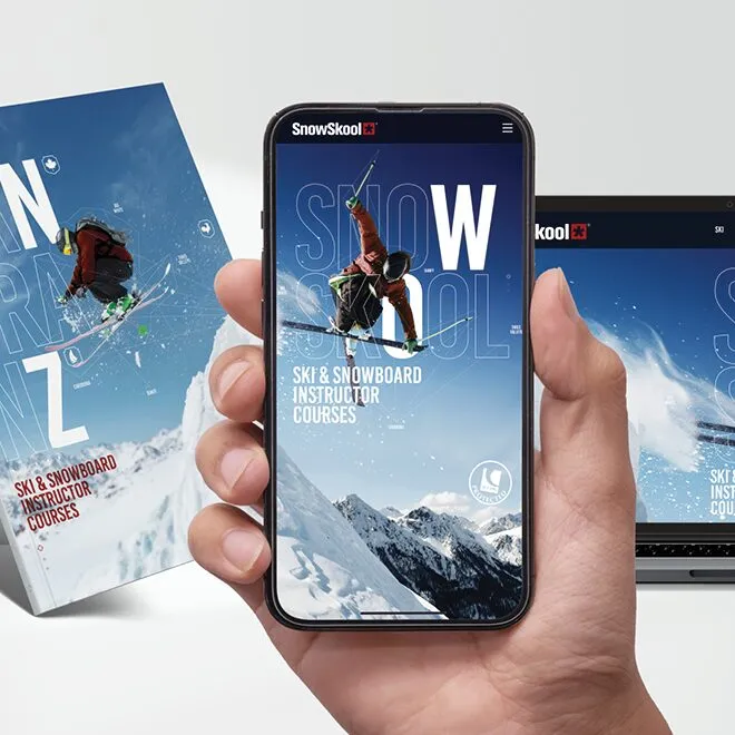 SnowSkool international ski-school brochure