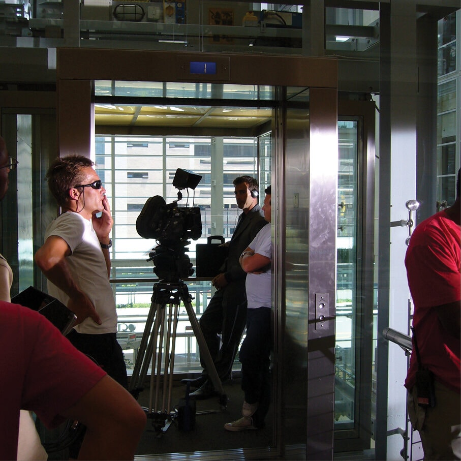 Hitachi campaign film crew on location